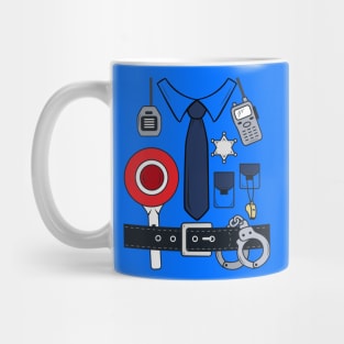 Cop Uniform Police Costume Mug